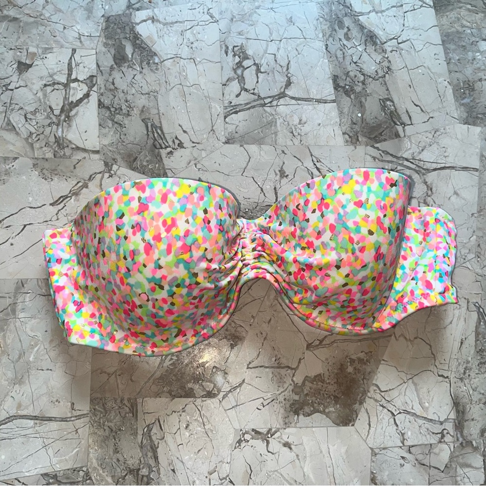 Victoria's Secret Multicolor Bandeau Bikini Top